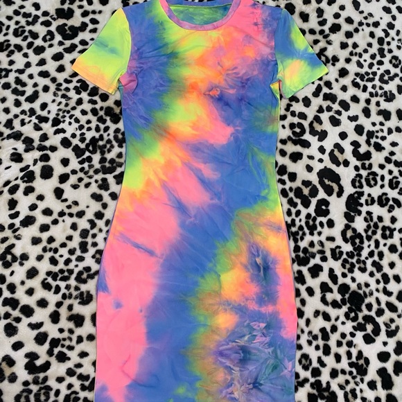 Tie Dye Mini Dress - Picture 1 of 1